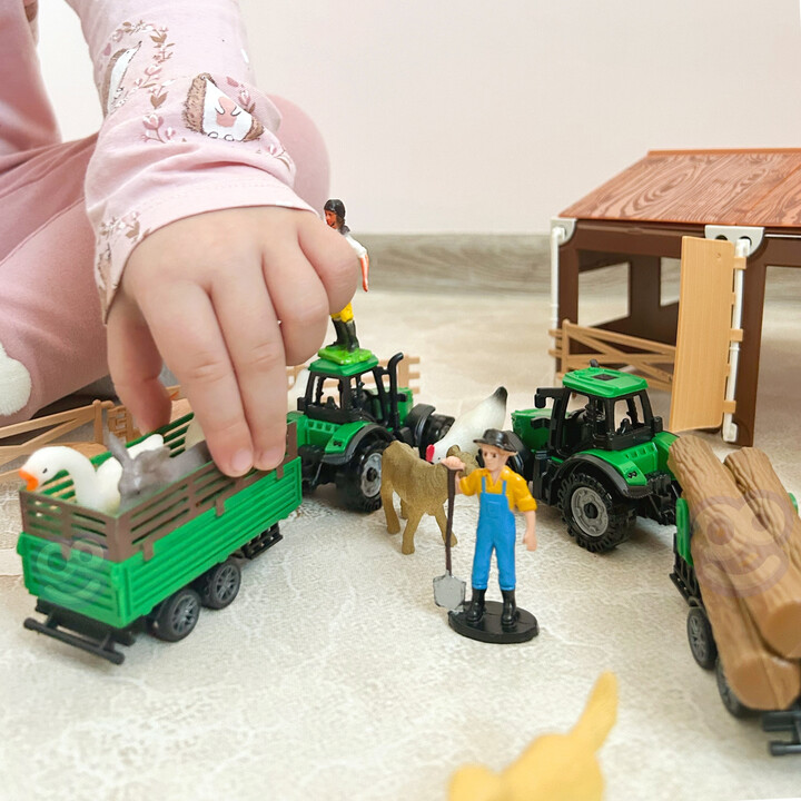 WOOPIE Zestaw Mały Farmer XL Figurki Gospodsrstwo