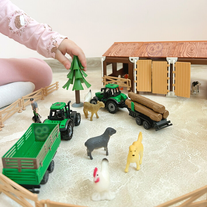 WOOPIE Zestaw Mały Farmer XL Figurki Gospodsrstwo