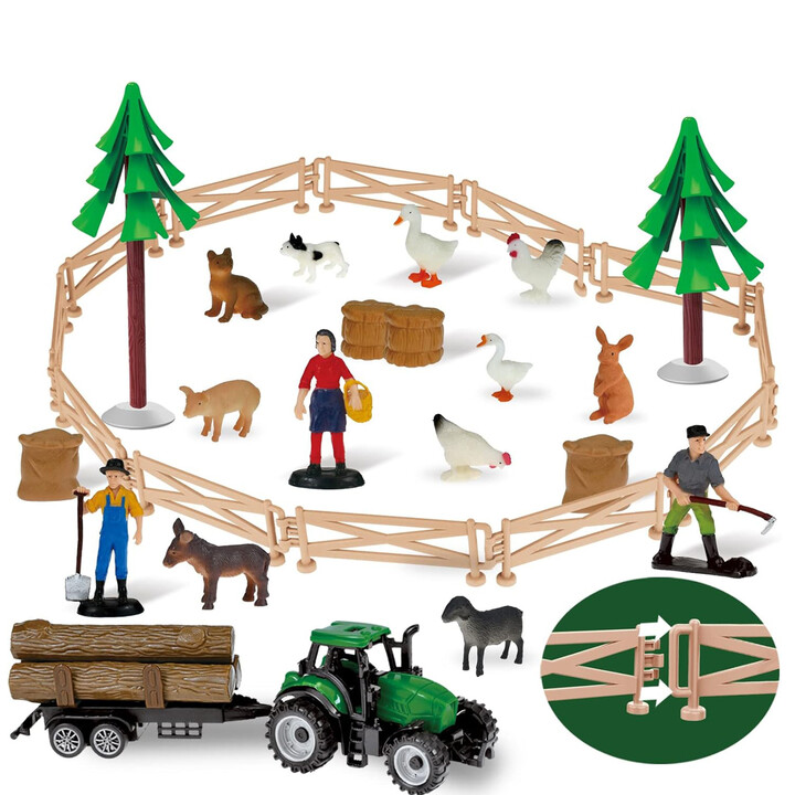 WOOPIE Little Farmer XL Set Farm Figures