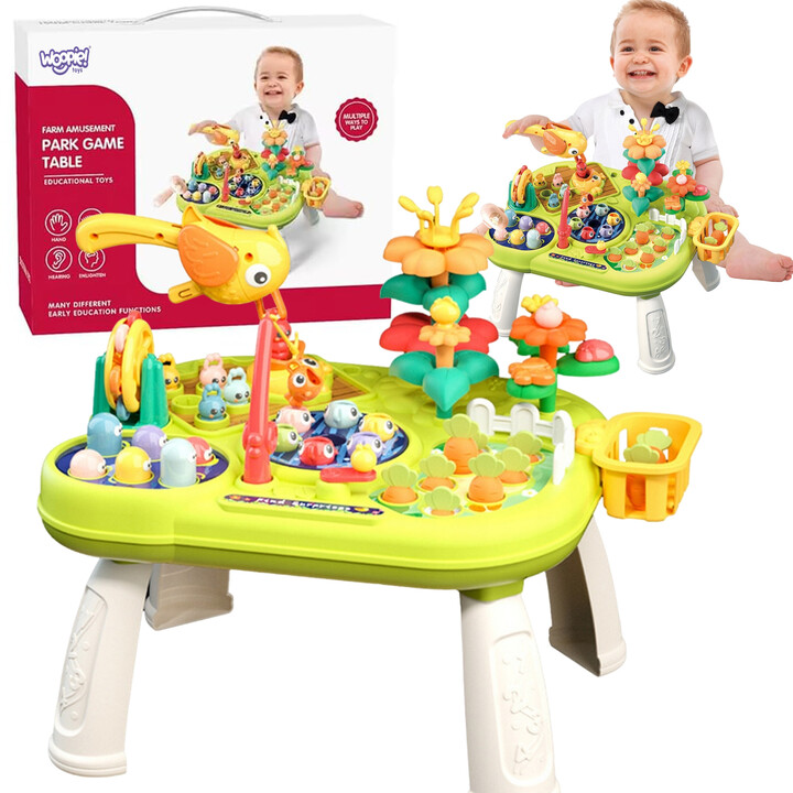 WOOPIE BABY Interactive 8-in-1 Montessori Educational Multi-Table