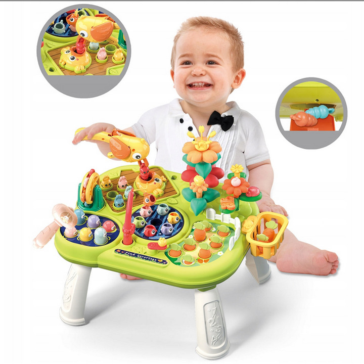 WOOPIE BABY Interactive 8-in-1 Montessori Educational Multi-Table
