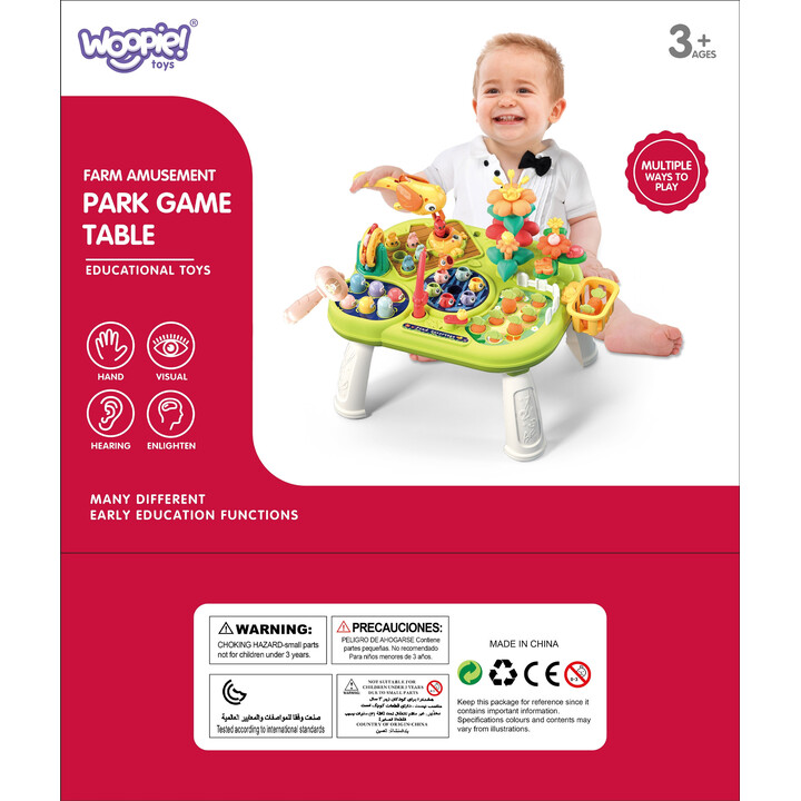 WOOPIE BABY Interactive 8-in-1 Montessori Educational Multi-Table