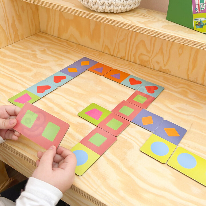 WOOPIE Educational Game Transport Animals Montessori Domino Puzzle