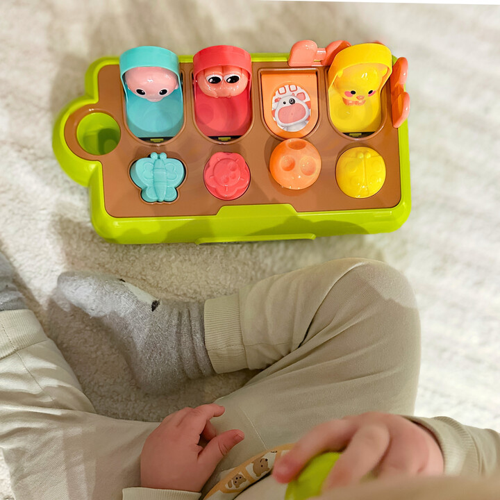 WOOPIE BABY Educational Toy Pop-Up Animals Happy Farm