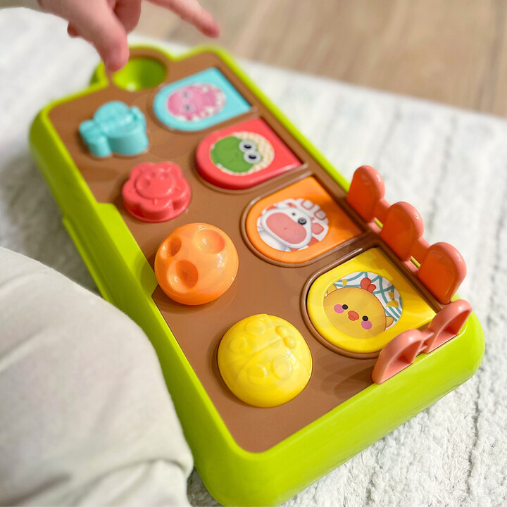 WOOPIE BABY Educational Toy Pop-Up Animals Happy Farm