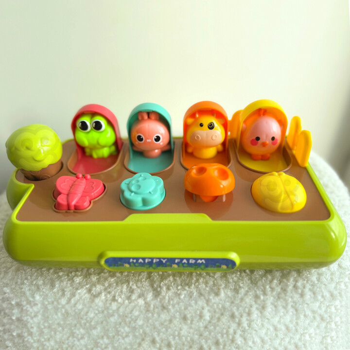 WOOPIE BABY Educational Toy Pop-Up Animals Happy Farm