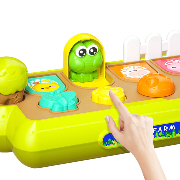 WOOPIE BABY Educational Toy Pop-Up Animals Happy Farm