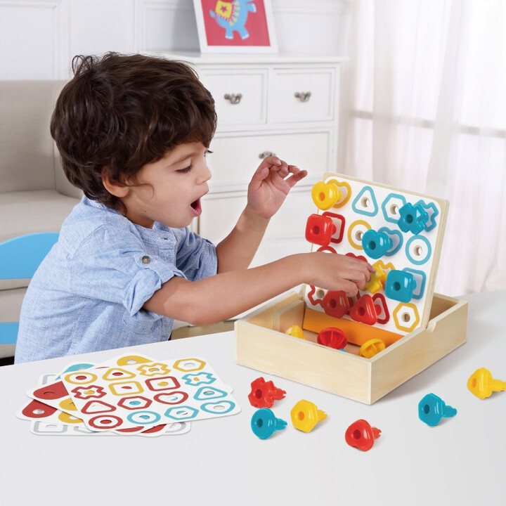 TOOKY TOY Box XXL Montessori Educational 7in1 Sensory Box 19-21 Months