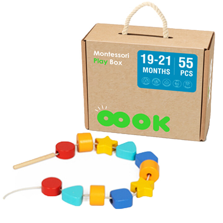TOOKY TOY Box XXL Montessori Educational 7in1 Sensory Box 19-21 Months