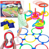 WOOPIE 3-in-1 Serso Cornhole Hopscotch Bean Bag Throw Set