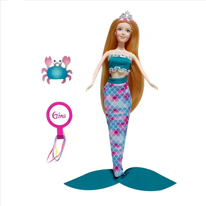 WOOPIE Set of 4 Magical Princesses - 4-in-1 Doll Box with Accessories