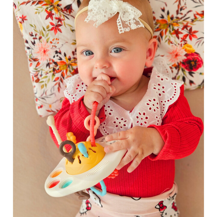 WOOPIE BABY Montessori Sensory Toy Teether Rattle Multifunctional UFO