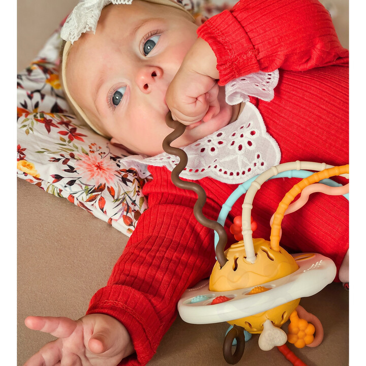 WOOPIE BABY Montessori Sensory Toy Teether Rattle Multifunctional UFO