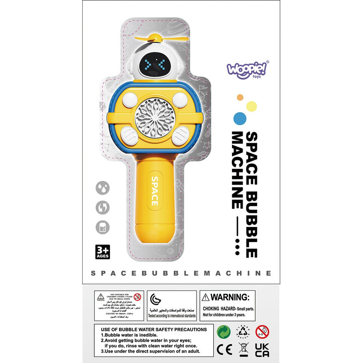 WOOPIE Astronaut Bubble Machine Pink