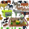 WOOPIE Set of Farm Figures + Chest 57 pcs.