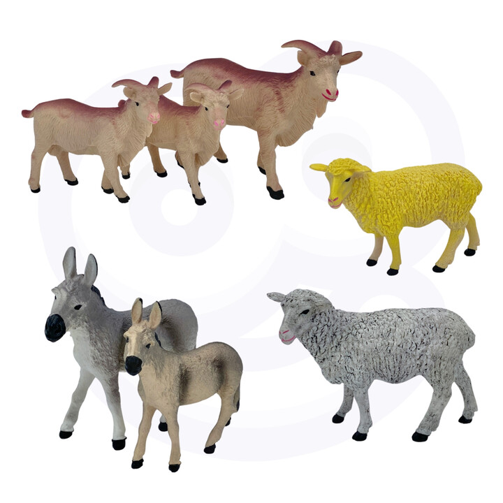 WOOPIE Set of Farm Figures + Chest 57 pcs.