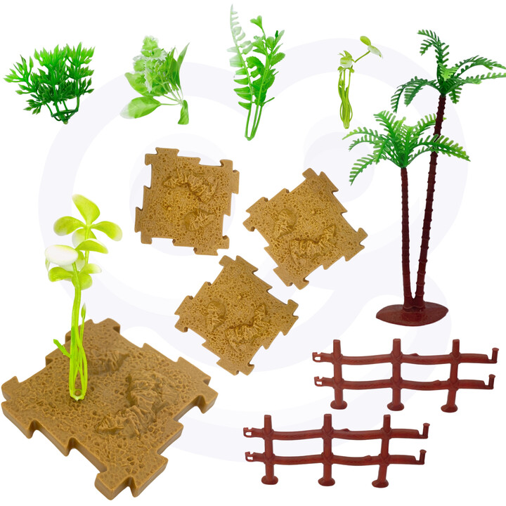 WOOPIE Set of Farm Figures + Chest 57 pcs.