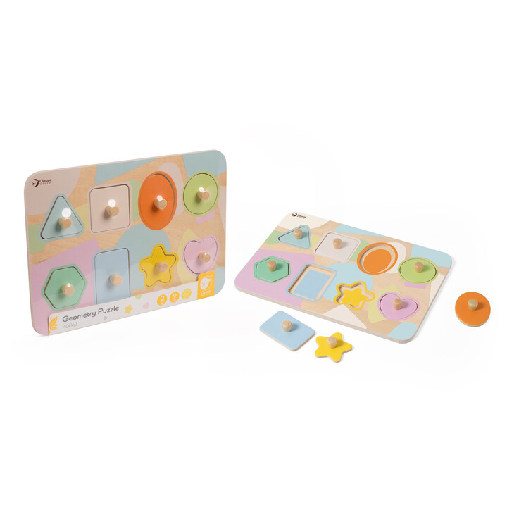 CLASSIC WORLD Geometric Blocks Puzzle 9 pcs.