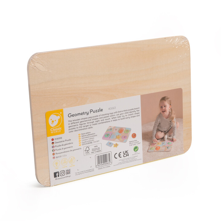 CLASSIC WORLD Geometric Blocks Puzzle 9 pcs.