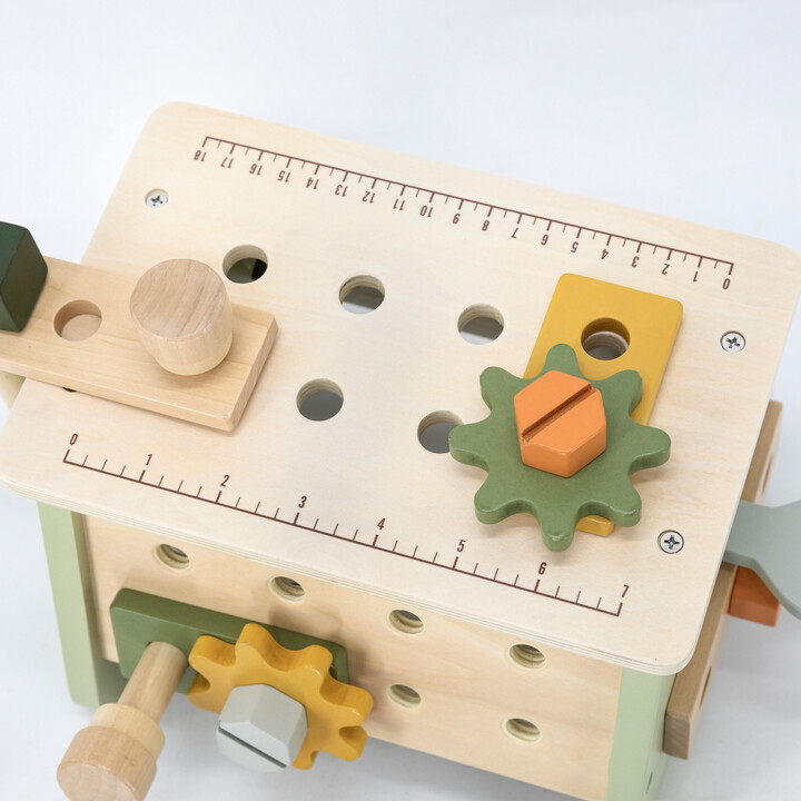 VIGA PolarB Mini Workshop 2in1 Tool Box Wooden Set