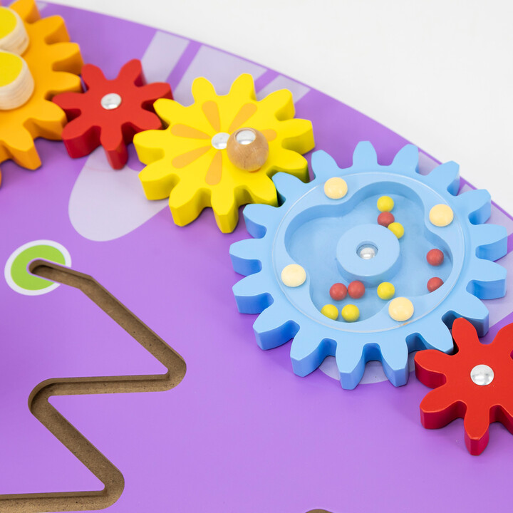 VIGA Wooden Sensory-Manipulation Board EDU Triceratops
