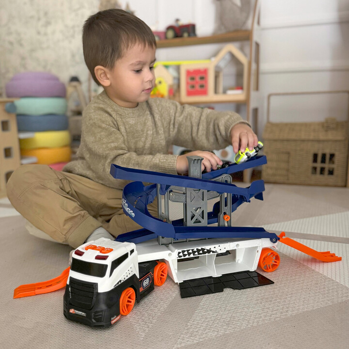 Woopie Parking Garage Track Transporter Truck Tow Truck Car XL