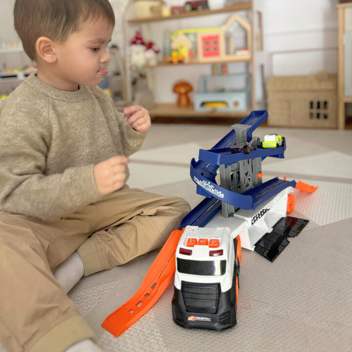 Woopie Parking Garage Track Transporter Truck Tow Truck Car XL