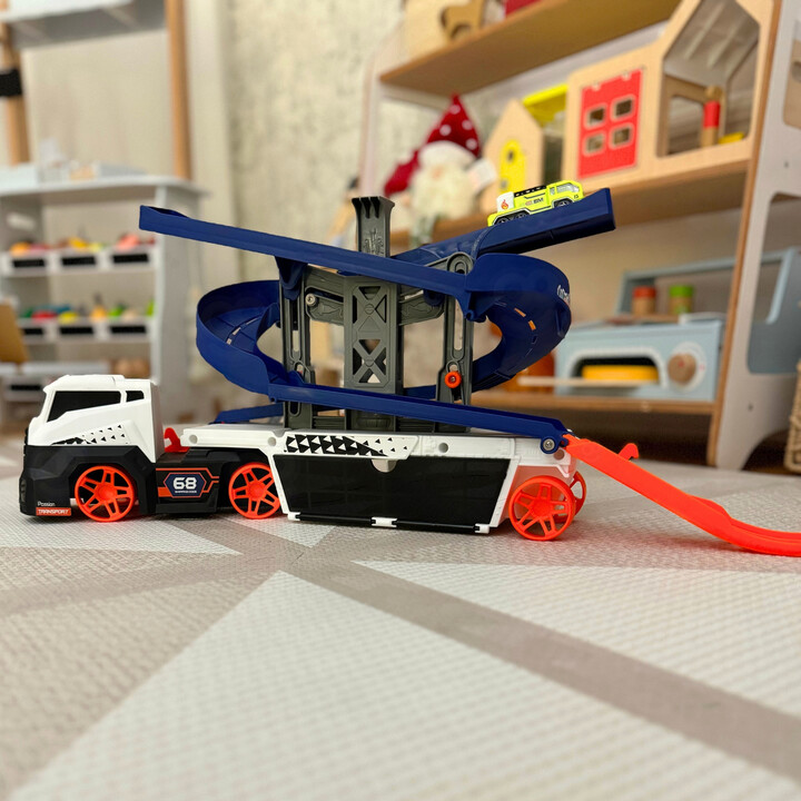 Woopie Parking Garage Track Transporter Truck Tow Truck Car XL