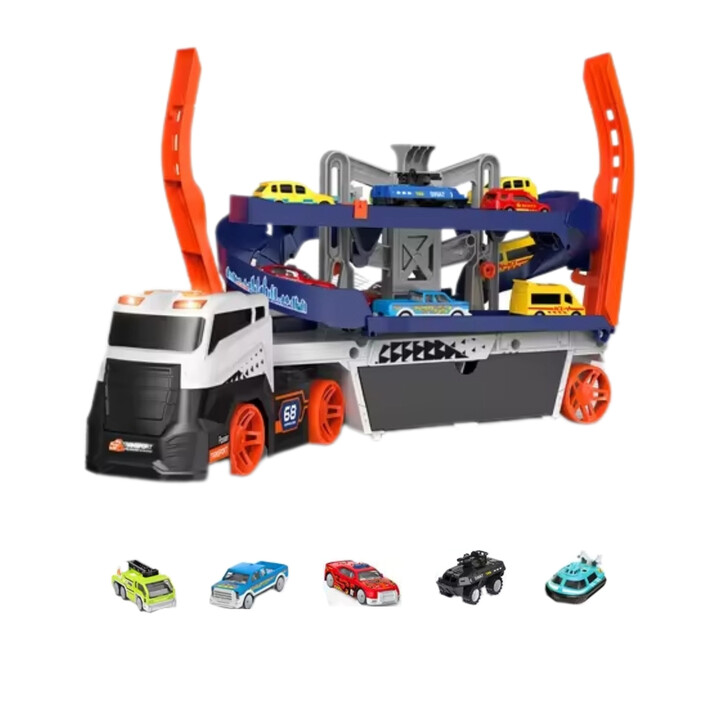 Woopie Parking Garage Track Transporter Truck Tow Truck Car XL
