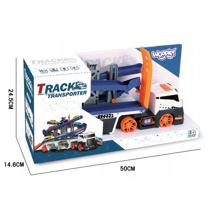 Woopie Parking Garage Track Transporter Truck Tow Truck Car XL