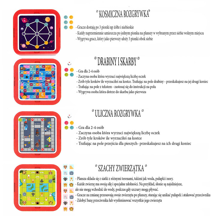 WOOPIE 10-in-1 Logic Board Game Set