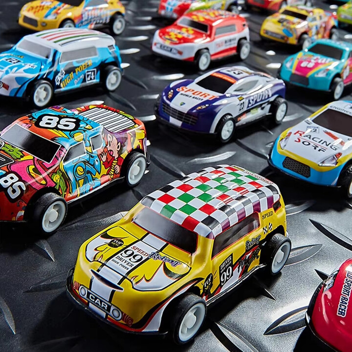 WOOPIE Race Car Set Cars in a Box 50 pcs