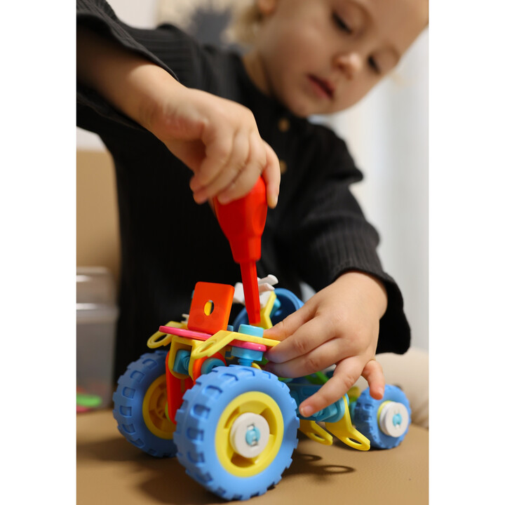 WOOPIE 6-in-1 STEM Vehicle Building Block Set