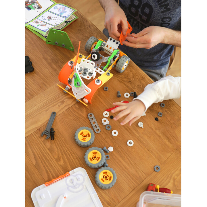 WOOPIE Construction Bricks Set STEM Vehicles 163 pcs.
