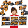WOOPIE Big Set of Construction Vehicles 6 in 1