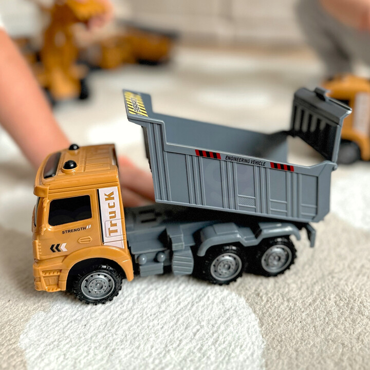 WOOPIE Big Set of Construction Vehicles 6 in 1