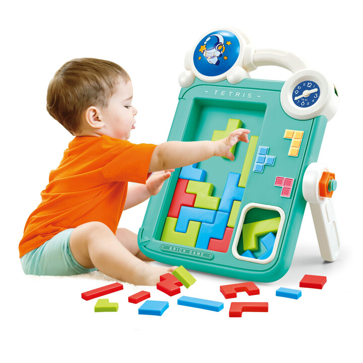 WOOPIE Double-Sided Drawing Board Tetris Game 2 in 1 Orange