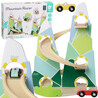 CLASSIC WORLD Wooden Car Track "Mountain Race"