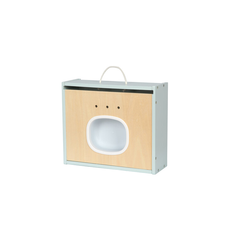 TOOKY TOY Toilet Bathroom Wooden Toilet Bathroom with Accessories