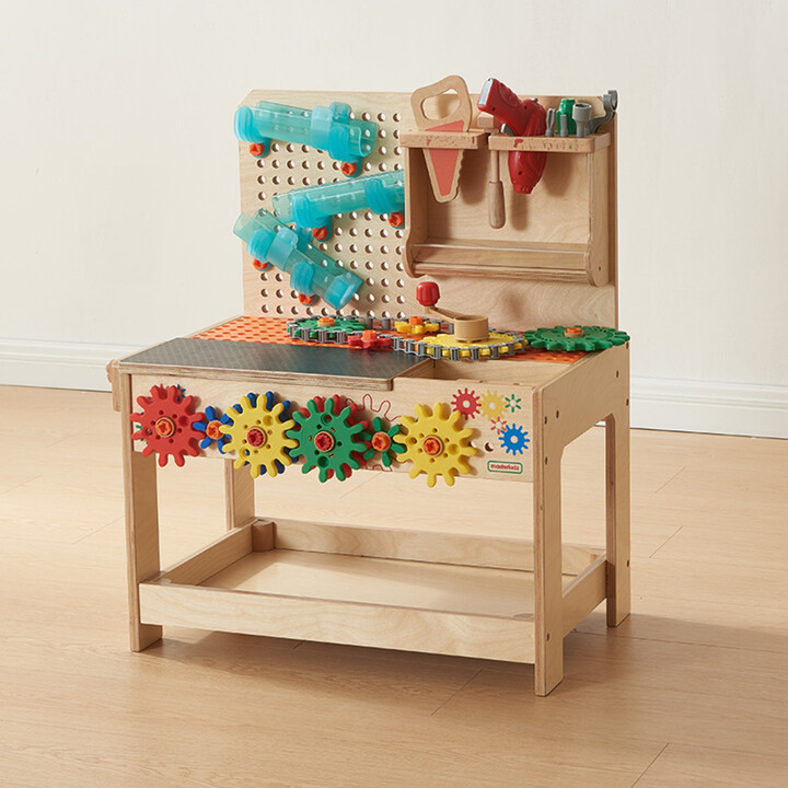 MASTERKIDZ Wooden Montessori STEM Workshop with Tools