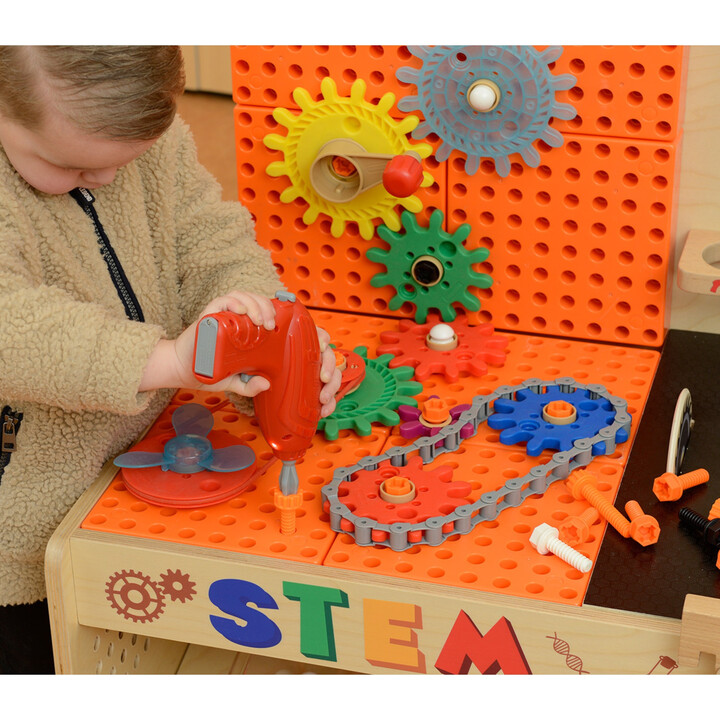 MASTERKIDZ Zestaw Akcesoriów Do Stołu Warsztatowego STEM 111 Elementów