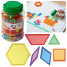 MASTERKIDZ Montessori Tangram Mosaic Blocks Set 140 pcs.