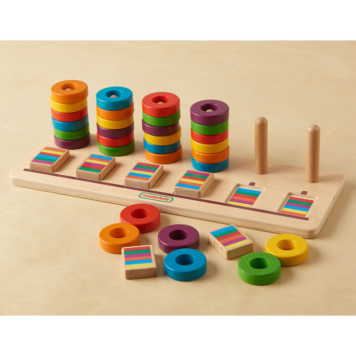 MASTERKIDZ Montessori Learning to Count and Color Puzzle Sorter
