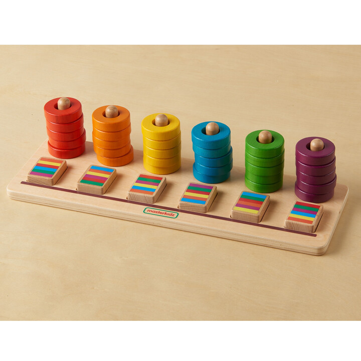 MASTERKIDZ Montessori Learning to Count and Color Puzzle Sorter