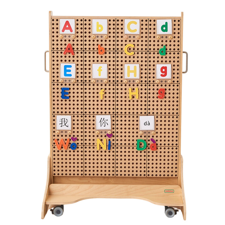 MASTERKIDZ Alphabet Letter Set (Capital and Small) for STEM Wall Panels 122 pcs.
