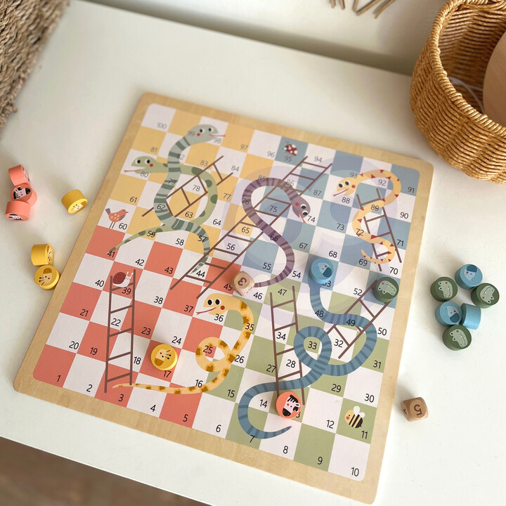 WOOPIE GREEN Gry Planszowe  Logiczne 2w1 Ludo Chińczyk + Uwolnij Zwierzątka