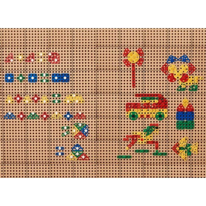 MASTERKIDZ Set of Geometric Shapes Blocks for STEM Wall Panels 260 pcs.