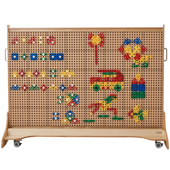 MASTERKIDZ Set of Geometric Shapes Blocks for STEM Wall Panels 260 pcs.