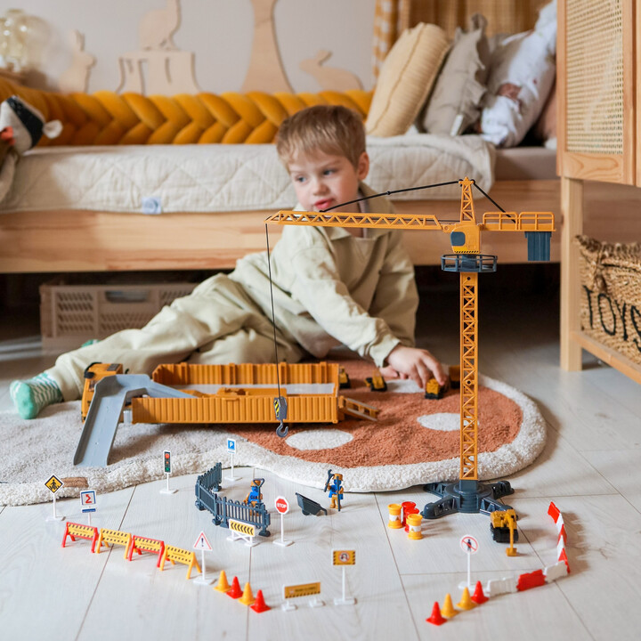WOOPIE Truck 6 in 1 Construction Set Crane Springs Accessories