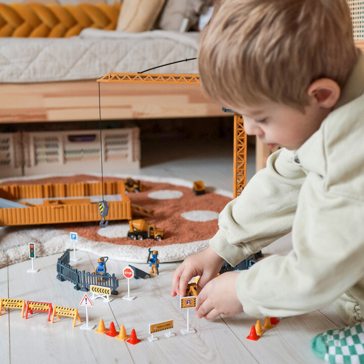 WOOPIE Truck 6 in 1 Construction Set Crane Springs Accessories